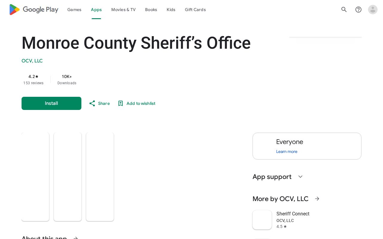Marathon criminal history Monroe County Sheriff Android app