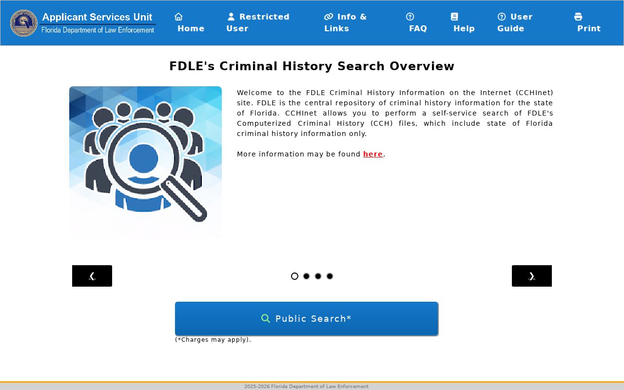 Monroe County arrest history FDLE instant criminal record search